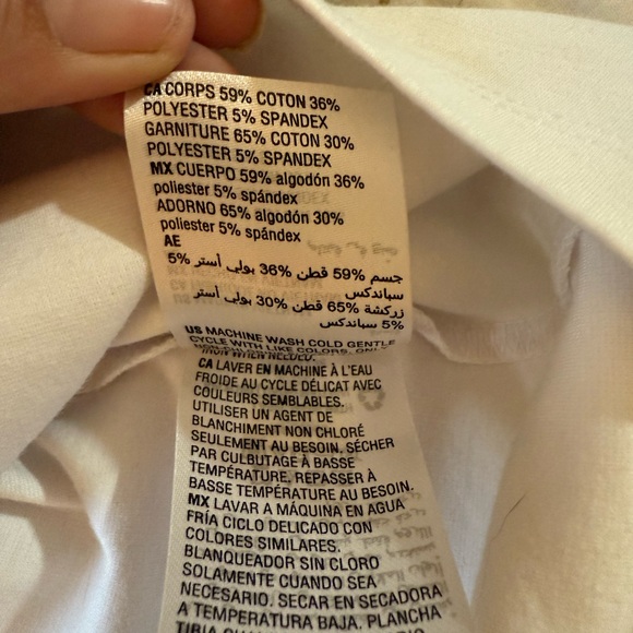 INC International Concepts Black and White Asymmetrical Top - Picture 7 of 13